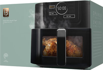 F&B Slim Smart loftsteikingarpottur 8 L - Svartur