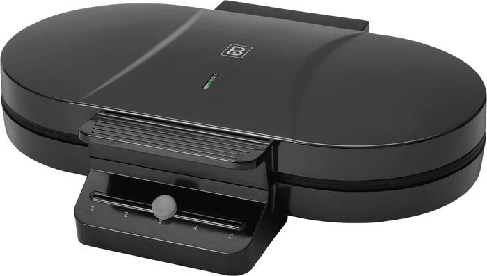 F&B tvöfalt vöfflujárn - Svart