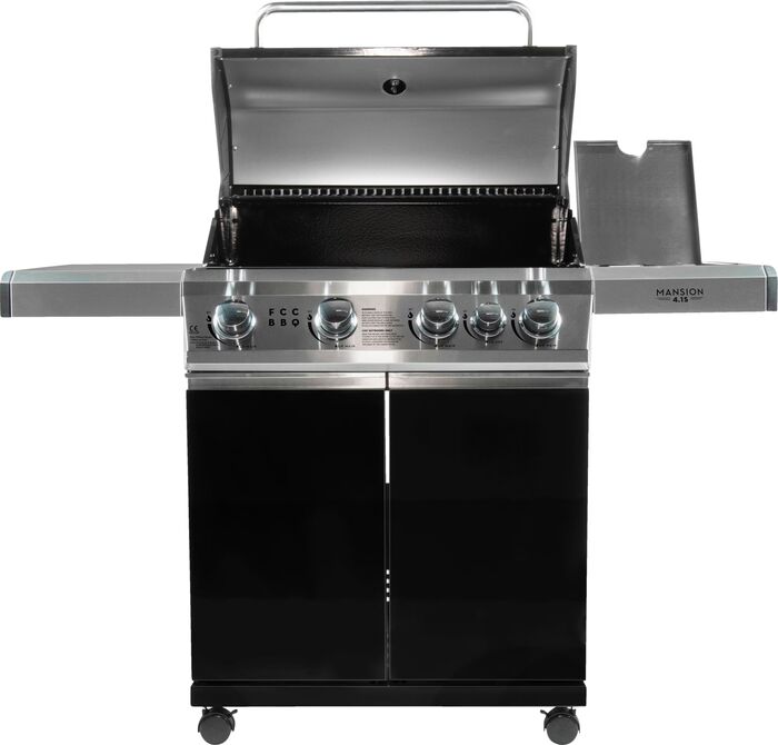 FCC BBQ Mansion gasgrill - Svart