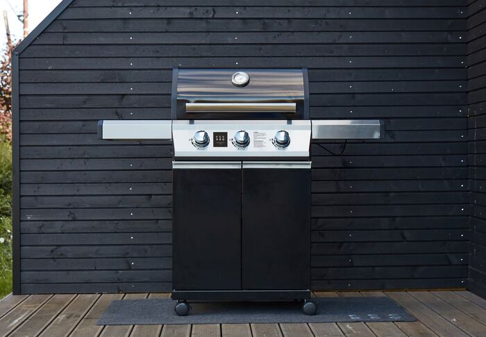 FCC BBQ Mansion gasgrill - Svart