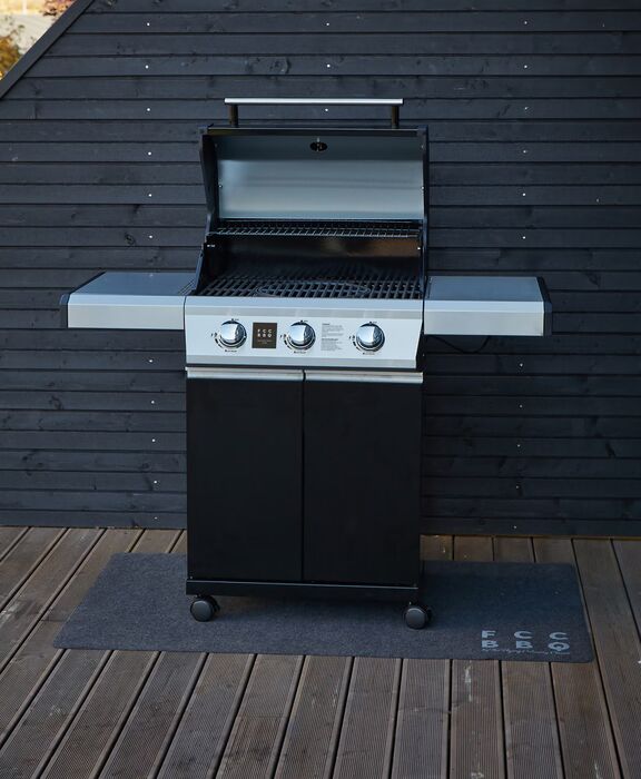 FCC BBQ Mansion gasgrill - Svart