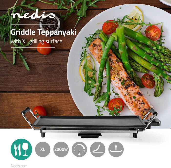 Nedis teppanyaki panna 60cm