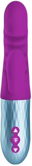 FemmeFunn Essenza Thrusting tvöfaldur titrari - Fjólublár 