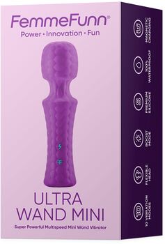 FemmeFunn Ultra Mini nuddvöndur - Fjólublár 