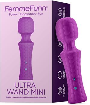 FemmeFunn Ultra Mini nuddvöndur - Fjólublár 