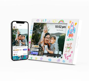 myFirst Frame Doodle stafrænn myndarammi - Hvítur