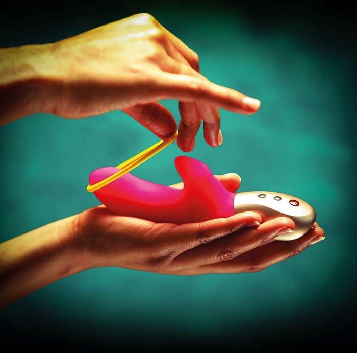 Fun Factory Amorino tvöfaldur titrari - Bleikur