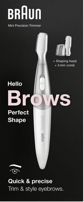 Braun Mini Precision augabrúnasnyrtir