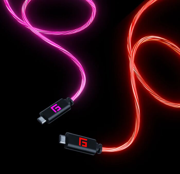 Floating Grip USB-C í USB-C snúrur 2 í pakka - 1,5 metrar