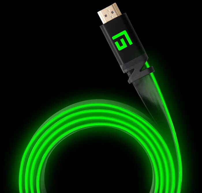 Floating Grip LED HDMI snúra - 3 metrar