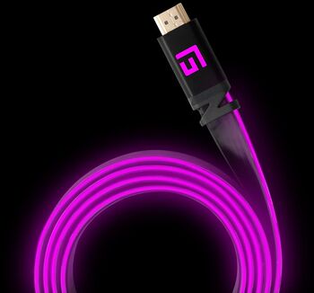 Floating Grip LED HDMI snúra - 3 metrar