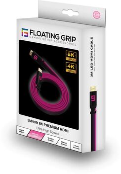 Floating Grip LED HDMI snúra - 3 metrar