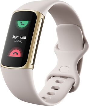 Fitbit Charge 5 heilsuúr - Gyllt / Hvítt