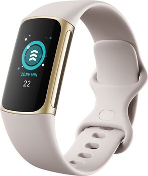 Fitbit Charge 5 heilsuúr - Gyllt / Hvítt