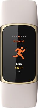 Fitbit Charge 5 heilsuúr - Gyllt / Hvítt
