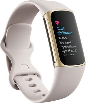 Fitbit Charge 5 heilsuúr - Gyllt / Hvítt
