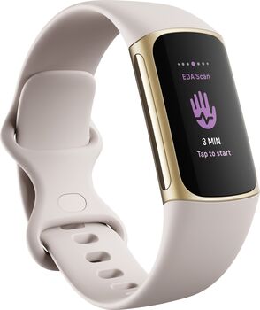 Fitbit Charge 5 heilsuúr - Gyllt / Hvítt