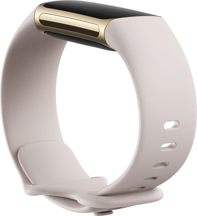 Fitbit Charge 5 heilsuúr - Gyllt / Hvítt