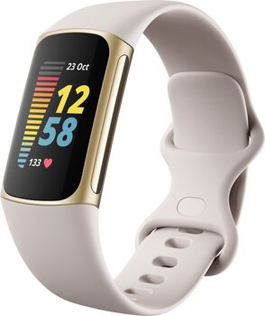 Fitbit Charge 5 heilsuúr - Gyllt / Hvítt