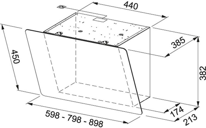 Franke veggháfur FLG605