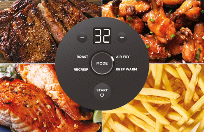 Ninja Crispi loftsteikingarpottur - Blár