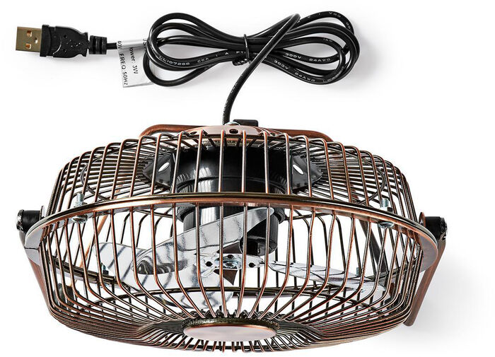 Nedis borðvifta 15 cm - Kopar