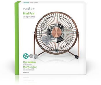 Nedis borðvifta 15 cm - Kopar