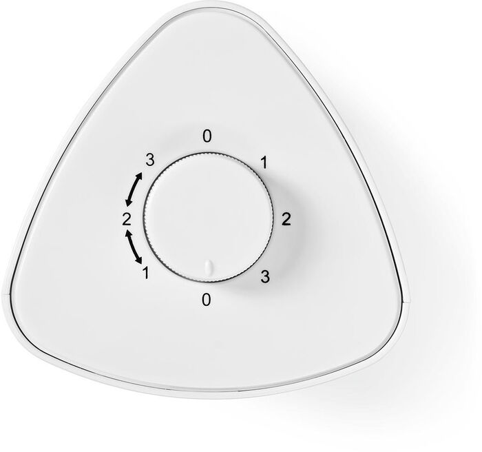 Nedis retro turnvifta 30 cm - Hvít