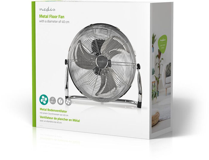 Nedis gólfvifta 40 cm - Króm