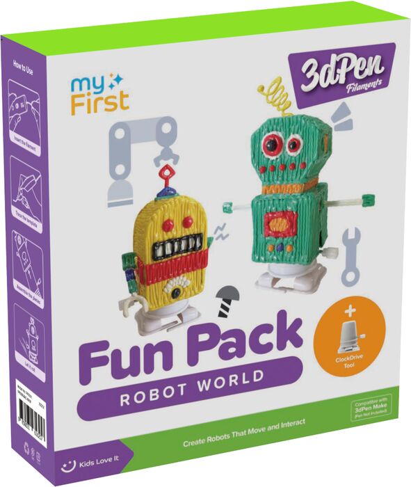 MyFirst 3D Pen Make Fun Pack vélmenni