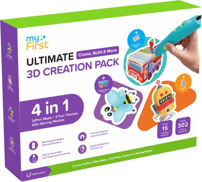 MyFirst 3D Pen Make Creator Kit þrívíddarpenni - Blár