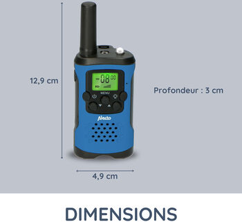 Alecto talstöðvar 7 km drægni - Bláar
