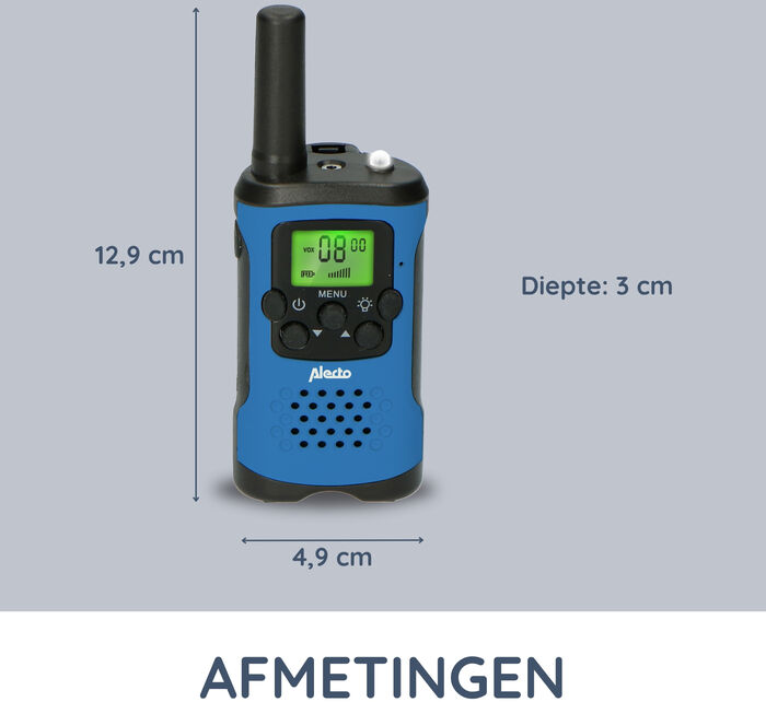 Alecto talstöðvar 7 km drægni - Bláar