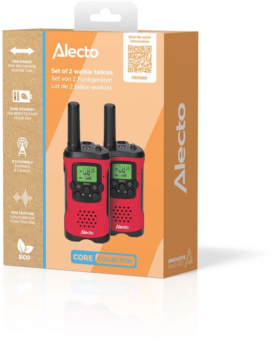 Alecto talstöðvar 7 km drægni - Rauðar