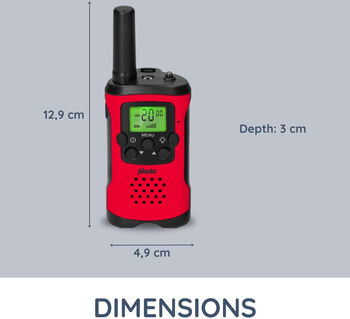 Alecto talstöðvar 7 km drægni - Rauðar