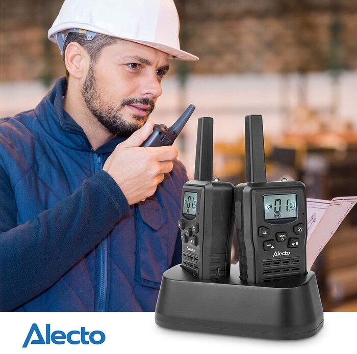 Alecto FR200BK talstöðvar 2 stk - Svartar