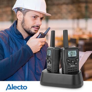 Alecto FR200BK talstöðvar 2 stk - Svartar
