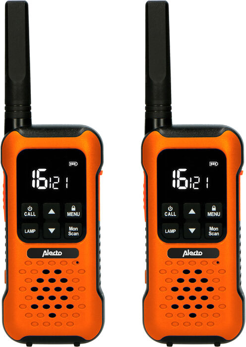 Alecto FR300 talstöðvar 2 stk - Appelsínugular