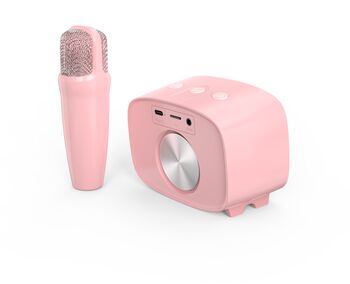 myFirst Voice 2 þráðlaus hátalari og hljóðnemi - Bleikur