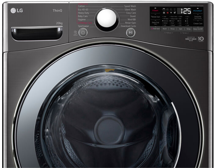 LG þvottavél FVB20NS2TE - Svört