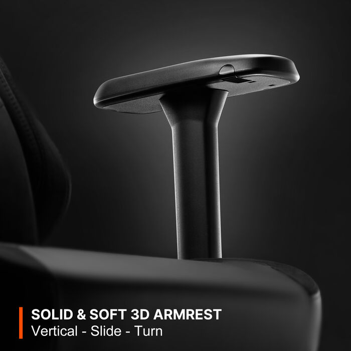SteelSeries Alpine 5 leikjastóll - Svartur 