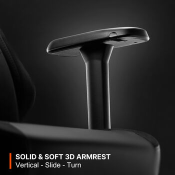 SteelSeries Alpine 5 leikjastóll - Svartur 