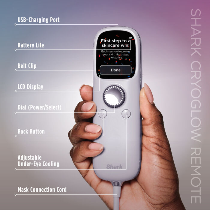 Shark CryoGlow LED andlitsgríma