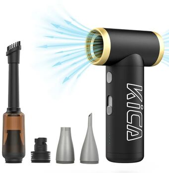 KiCA Jet Fan 2S handblásari/ryksuga - Svört