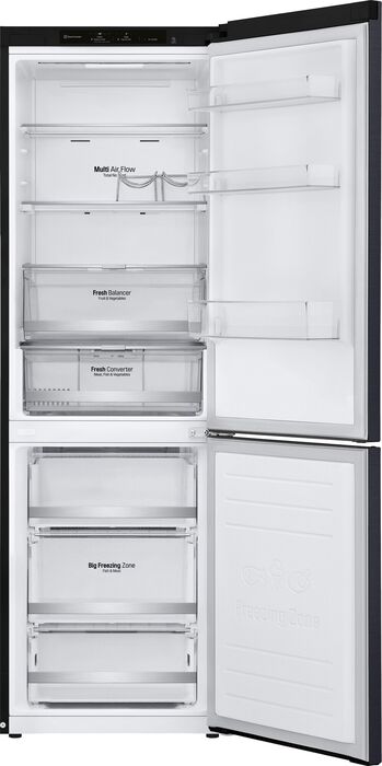 LG kæli- og frystiskápur GBB71MCEGN - Svartur 