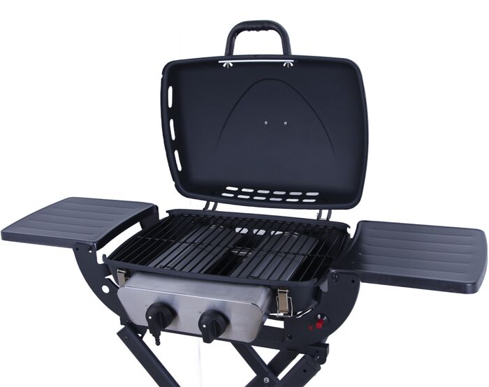 Topgrill ferðagasgrill á vagni