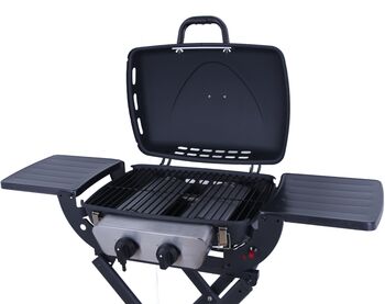 Topgrill ferðagasgrill á vagni