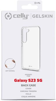 Celly Gelskin Galaxy S23 5G símahulstur - Glært 