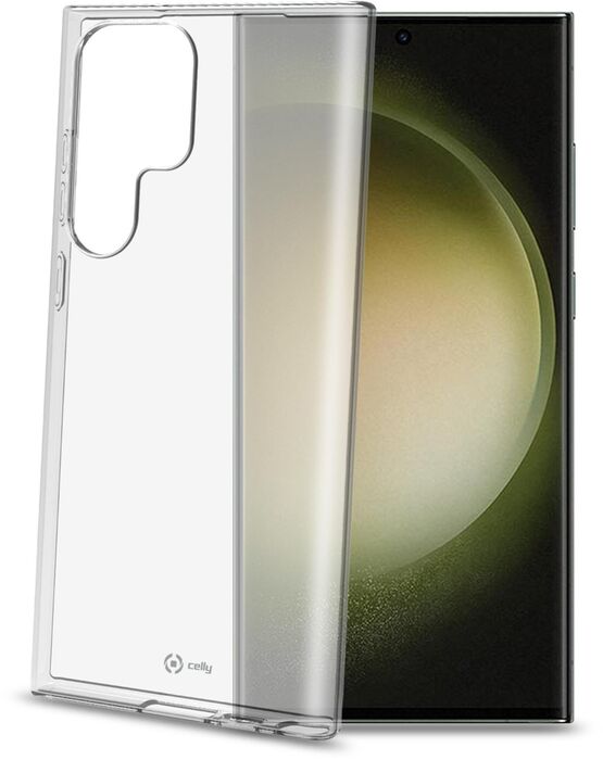 Celly Gelskin Samsung Galaxy S23 Ultra símahulstur - Glært