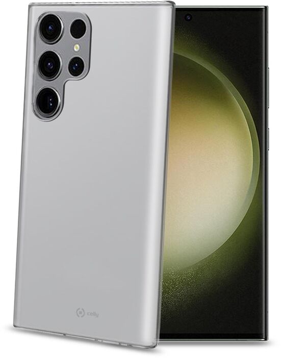 Celly Gelskin Samsung Galaxy S23 Ultra símahulstur - Glært
